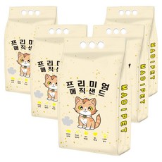 메디펫 응고형 매직 고양이 두부 모래, 10L, 5개, 무향 10L, 5개, 무향