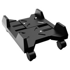 마루나루 모던 텔레스코픽 데스크탑 컴퓨터 스토리지 랙 블랙, 1개