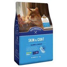 네츄럴코어 전연령 고양이 본프로핏 스킨 & 코트 사료, 1.8kg, 1개, 닭+연어