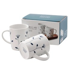 레이첼바커 치커리 롱머그컵 350ml, 네이비, 2개