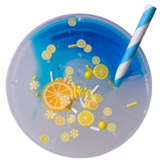 에밀리슬라임 블루레몬에이드 샤베트 슬라임, 블루, 1개, 100ml