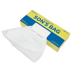 쏜쓰백 배변 기저귀 쓰레기 봉투 XS, 화이트, 100개입, 1개