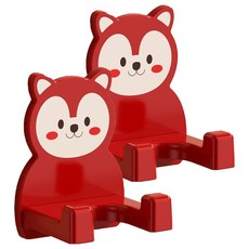 NanriSisters 飯店式吹風機支架, 紅色, 2個