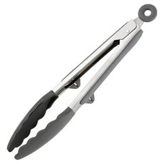 발룬피니 노블 실리콘 주방 요리 집게, 딥차콜, 1개