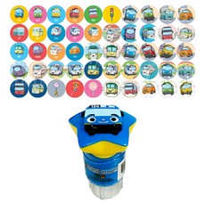 타요 피노키오 도장놀이 + 스티커 50p 세트, 랜덤발송, 1세트