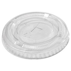 이로울생활 아이스컵 PET 투명 평뚜껑 92mm, 300개, 1개입, 평면형