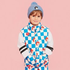 BEBE DE PINO 兒童滿版Hugo羽絨背心 BP34VT302