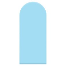 행복상점 충격완화 푹신한 충돌방지 벽지, 블루