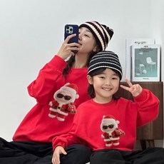 LITTLE RABBIT 親子款Friends寬鬆版大學T