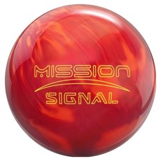 EBONITE Mission Signal 保齡球, Red Pearl + Red Solid, 1個