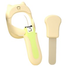 Yobia 嬰幼兒LED發光式指甲刀, 黃色, 1個