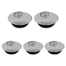 浴缸塞 5入, 銀色