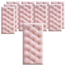 행복상점 단열좋고 쿠션좋은 충돌방지 벽지 10p, 핑크