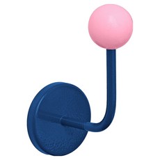 데미무드 비비 자석고리 후크 걸이, 블루 + 핑크, 1개