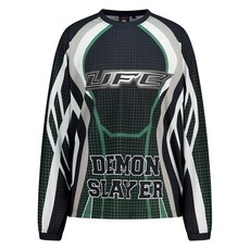 UFC SPORT 男女通用 鬼滅之刃 惡鬼滅殺 Mega Fit 長袖T恤 U2LSW2370GN