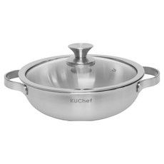 Kuchef 電磁爐用五層不鏽鋼炒鍋, 單一顏色, 1個, 24cm