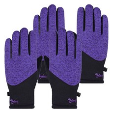 제코 R 발렌티노 마일드 스포츠 방한 글러브 양손 착용 세트, 퍼플, 2세트