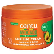 cantu 酪梨保濕捲髮霜, 340g, 1個