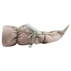 寵物星樂園 蓮藕造型可折疊貓隧道 貓窩, 灰色 + 綠球球, 1個