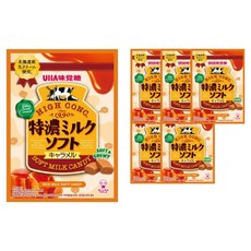 UHA 味覺糖 特濃牛奶軟糖 焦糖口味, 70g, 6個