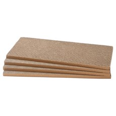 가또나인 고양이 4PC 무지 전용 리필 스크래쳐, 브라운, 4개