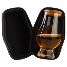 Glencairn 格蘭凱恩威士忌杯 + The Shell 硬殼杯袋 + 胡桃木蓋 套組, 1套