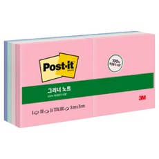 3M Post-it 利貼 3M 環保便利貼 654, 甜蜜糖珠, 1個, 800張