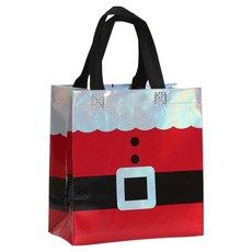 INP 聖誕節塗層購物袋 聖誕老人 22 x 11 x 23 cm, 10個, 1入