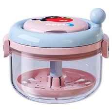 뉴토피아 2in1 회전 세정함 거울포함 교정기 틀니세척기 블루핑크, AL052
