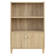 HOPMA 合馬家具 美背簡約三層二門收納櫃 G-BV3210PMS, 淺橡木