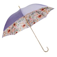 PASOTTI 女性野花雙層布珠寶黃銅手動雨傘 WD991U2