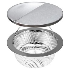 싱크대 배수구 올스텐 거름망 + 반달 커버 세트, 1세트