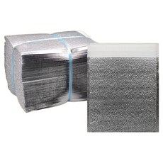 高阻隔性鋁箔保冷保溫袋, 銀色, 50個