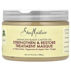 Shea Moisture Strengson & Grow & Restore 深層護髮膜, 326g, 1個