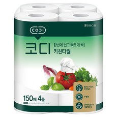 코디 키친타월, 4롤, 1개