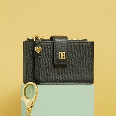 DAKS 愛心吊飾 DD logo 皮革卡夾 DCHO6EC20