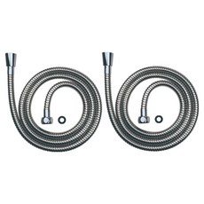 BATHROOM KNOWLEDGE 金屬軟管 Charlotte49 2入, 不鏽鋼, 1.5m