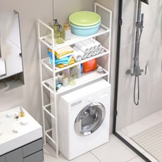 LIVING ON HOME 多用途收納整理層架, 白色, 3層