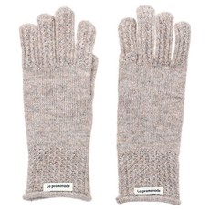 LaPromenade 青少年用編織亮點針織分指手套 02510