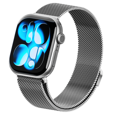 빅스킷 애플워치 호환 밀레니즈 스트랩, 1개, 실버