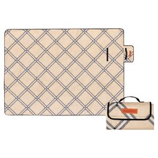 BLACK DOG 黑狗 可折疊戶外露營防水地墊 BD242, 菱形