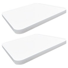 가온엘이디 마름모 프리미엄 주광색 60W 슬림 방등 2p, 화이트