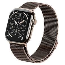 빅스킷 애플워치 호환 밀레니즈 스트랩, 1개, 브라운