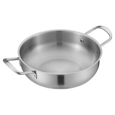 휘경일 스텐 수프 해물찜 탕 미니 냄비, 은색, 1개, 18cm