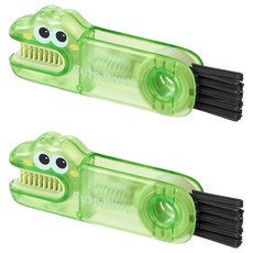 Peak Ventures 隨行杯縫隙旋轉鱷魚刷, 綠色, 2個