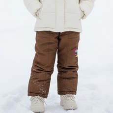 LITTLE RABBIT 冬季 C 藍色 怪物貓 鋪棉褲