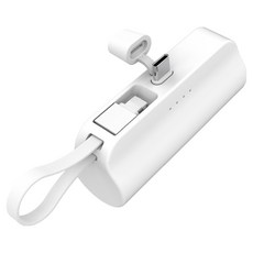 애니클리어 휴대용 도킹형 듀얼 파워뱅크 미니 보조배터리 5 000mAh C타입, 혼합색상, CP-5000