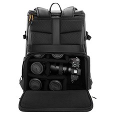 彩虹頂級防水DSLR相機後揹包 2XL, 黑色, 1個