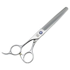 SILVER LINE 狗狗左手用柔和打薄剪刀 18cm LBUFT7035, 銀色, 1個