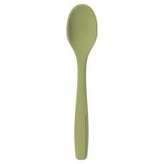 키친팩토리 국산 파스텔 실리콘 요거트 스푼, 세이지그린, 1개